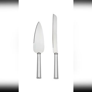 Lenox devotion serve wear set. Cake knife and server.